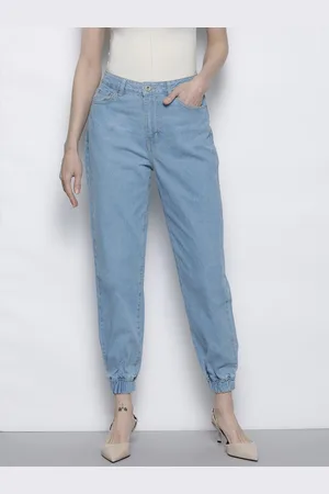 Boohoo Women Jogger Style Pure Cotton Jeans