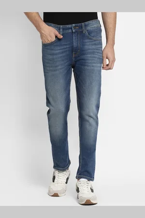 Red Tape Men Blue Skinny Fit Mid-Rise Clean Look Jeans