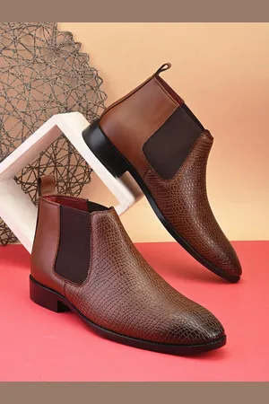 Roadster The Lifestyle Co. Men Textured Chelsea Boots