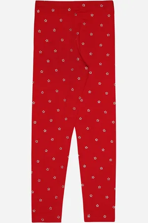 BodyCare Girls Printed Cotton Ankle Length Leggings