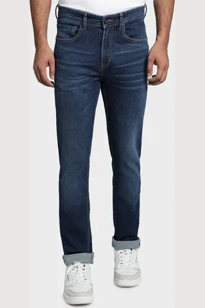 Red Tape Men Blue Skinny Fit Mid-Rise Clean Look Jeans