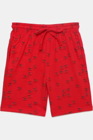 mackly Boys Conversational Printed Pure Cotton Lounge Shorts