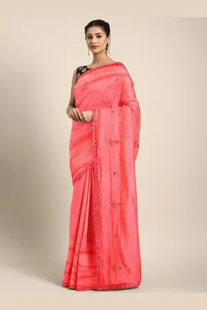 Kalini Ethnic Motifs Embroidered Saree