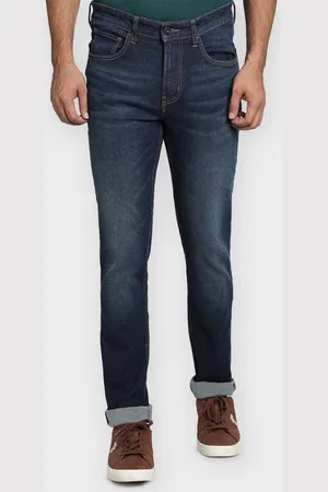 Red Tape Men Navy Blue Skinny Fit Mid-Rise Clean Look Jeans