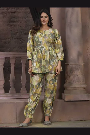 Kalini Floral Printed Tunic & Trousers