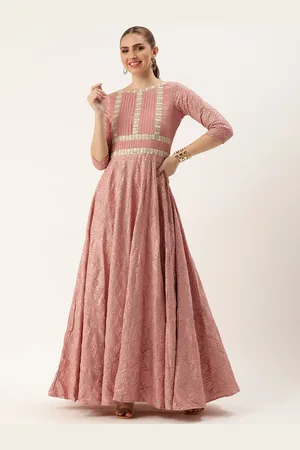 Ethnovog Embroidered Sequinned Maxi Dress