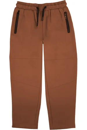 My Milestones Boys Mid-Rise Cotton Cargo Joggers