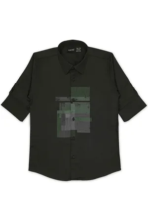 CAVIO Boys Standard Opaque Casual Shirt