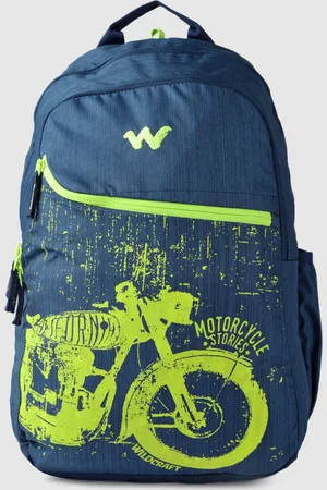 Wildcraft men outlet blue graphic backpack