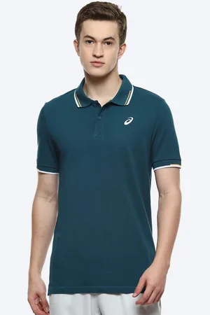 Asics Dual Tipping Polo Collar Pure Cotton T-shirt