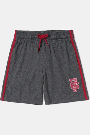 Jockey Boys Super Combed Cotton Printed Shorts with Convenient Side Pockets-AB11