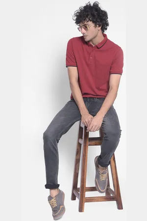 Crimsoune Club Polo Collar Slim Fit T-shirt