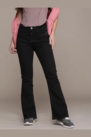 Roadster The Life Co. Women Skinny Flared Fit High-Rise Light Fade Stretchable Jeans