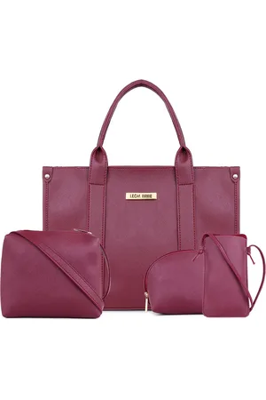 Legal Bribe Set Of 4 Structured Oversized Shoulder Bags