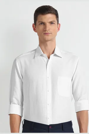 Arrow Spread collar Long Sleeves Regular Fit Linen 1851 Formal Shirt
