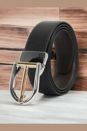 CRUSSET Men Textured Formal Belt