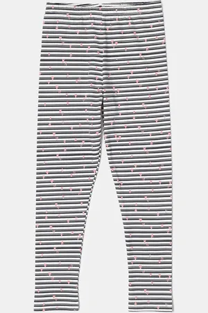 Jockey Girls Super Combed Cotton Elastane Stretch Printed Slim Fit Leggings-UG08