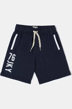 Jockey Boys Super Combed Cotton Printed Shorts-AB22