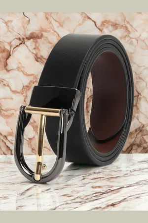CRUSSET Men Leather Formal Belt