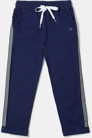Jockey Girls Cotton Straight Fit Track Pants with Convenient Side Pockets-AG44
