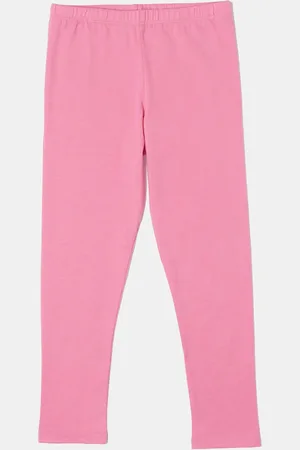 Jockey Girls Super Combed Cotton Elastane Stretch Fabric Slim Fit Solid Leggings-UG08