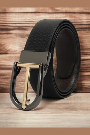 CRUSSET Men Textured Formal Belt
