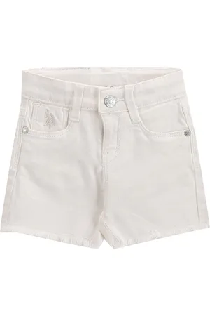 Ralph Lauren Girls Mid Rise Twill Denim Shorts