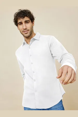 Styli Tailored Fit Enriched Cotton Knitted Shirt