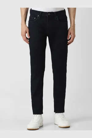 Peter England Men Tapered Fit Clean Look Stretchable Jeans