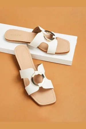 Lifestyle Embellished Open Toe Flats