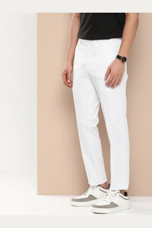Buy INVICTUS Men Black Tailored Fit Formal Trousers - Trousers for Men  524187 | Myntra