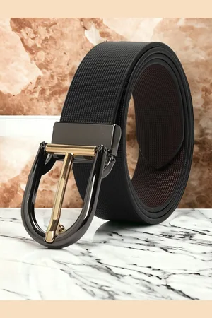 CRUSSET Men Leather Formal Belt