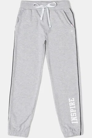 Jockey Girls Super Combed Cotton Printed Relaxed Fit Joggers-AG68
