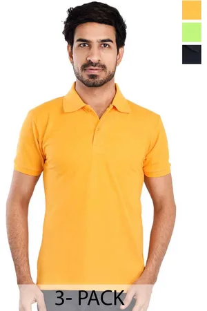 Clothe Funn Pack Of 3 Polo Collar T-shirt