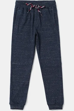 Jockey Boys Cotton Joggers with Drawstrings And Convenient side pockets-UB20