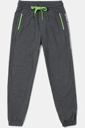 Jockey Boy Super Combed Cotton Graphic Printed Joggers with Elasticated Hem-AB45