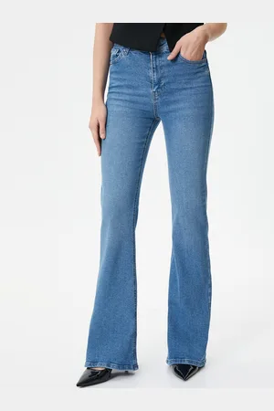 Koton Women Mid-Rise Clean Look Light Fade Stretchable Jeans