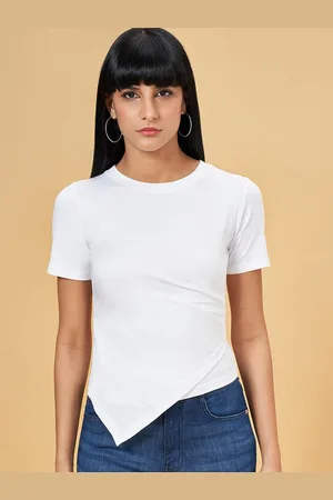 Pantaloons Round Neck Short Sleeves Top