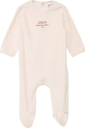 KIABI Infant Girls Micro Ditsy Printed Sleepsuit