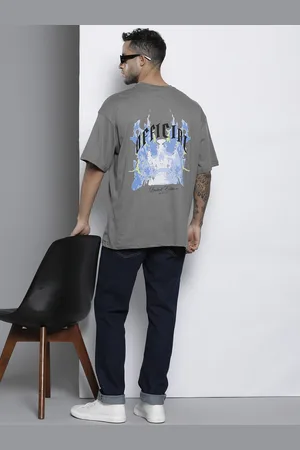 Boohoo Back Print Pure Cotton Oversized T-shirt