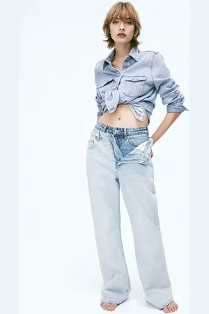 H&M Women Wide High Jeans
