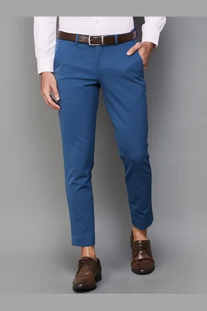 Lifestyle Men Slim Fit Mid-Rise Formal Trousers