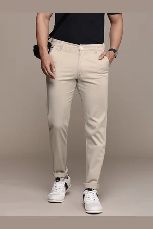 WROGN Men Slim Fit Chinos Trousers