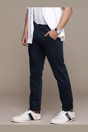 WROGN Men Slim Fit Chinos Trousers