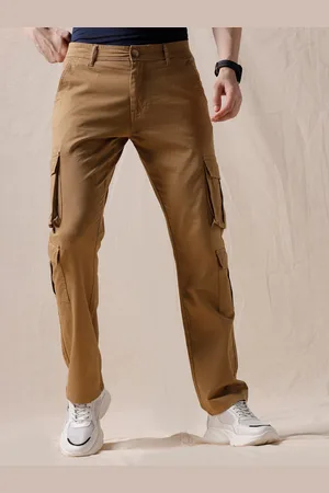 WROGN Men Straight Fit Cargo Trouser