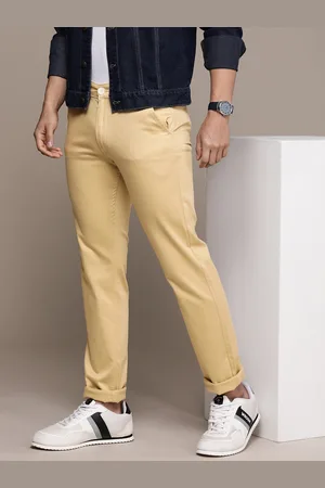 WROGN Men Slim Fit Chinos Trousers