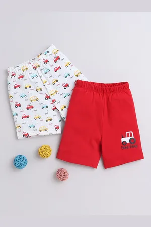 BUMZEE Boys Pack Of 2 Mid-Rise Cotton Shorts