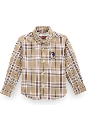 Ralph Lauren Boys Classic Tartan Checked Pure Cotton Twill Casual Shirt
