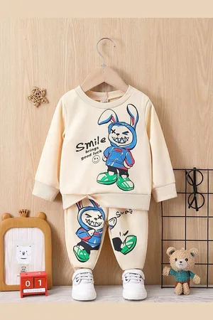 Googo Gaaga Boys Printed T-shirt With Trousers