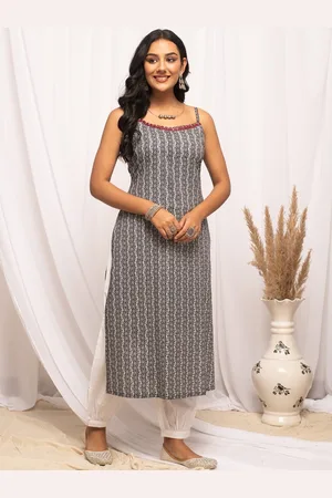 FIORRA Floral Printed Printed Straight Kurta